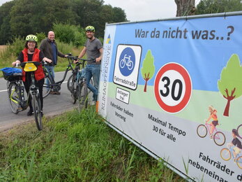 Eröffnung Fahrradstraße Nünningsweg