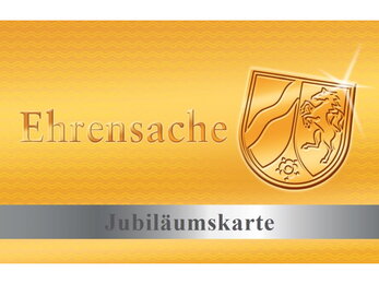 Ehrensache - Jubiläumskarte