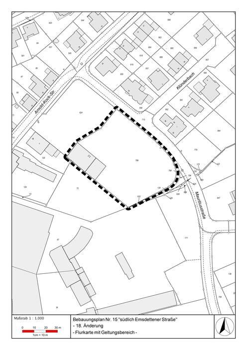 Bebauungsplan Nr 15 Sudlich Emsdettener Strasse 18 Anderung Steinfurt Borghorst