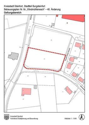 Flurkartenauszug BPlan 6c - 40. Änderung