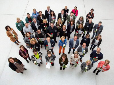 Mentoring im Münsterland Abschlussveranstaltung Gruppenfoto