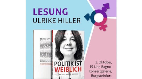 Politik ist weiblich - Lesung mit Ulrike Hiller